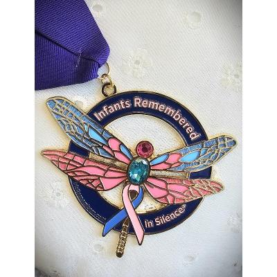 IRIS Medallion w/Purple Ribbon